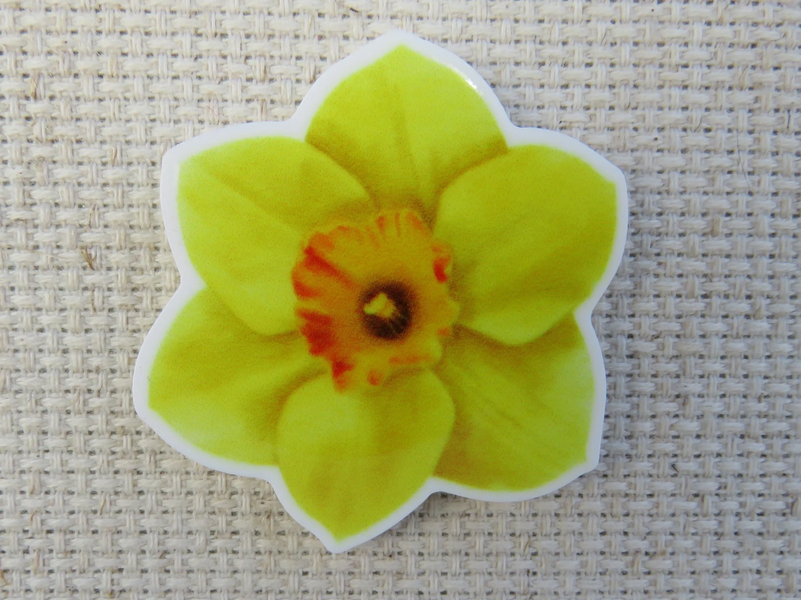 Daffodil Needle Minder, Cover Minder, Magnet