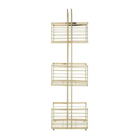 Dara Gold Rectangular Storage