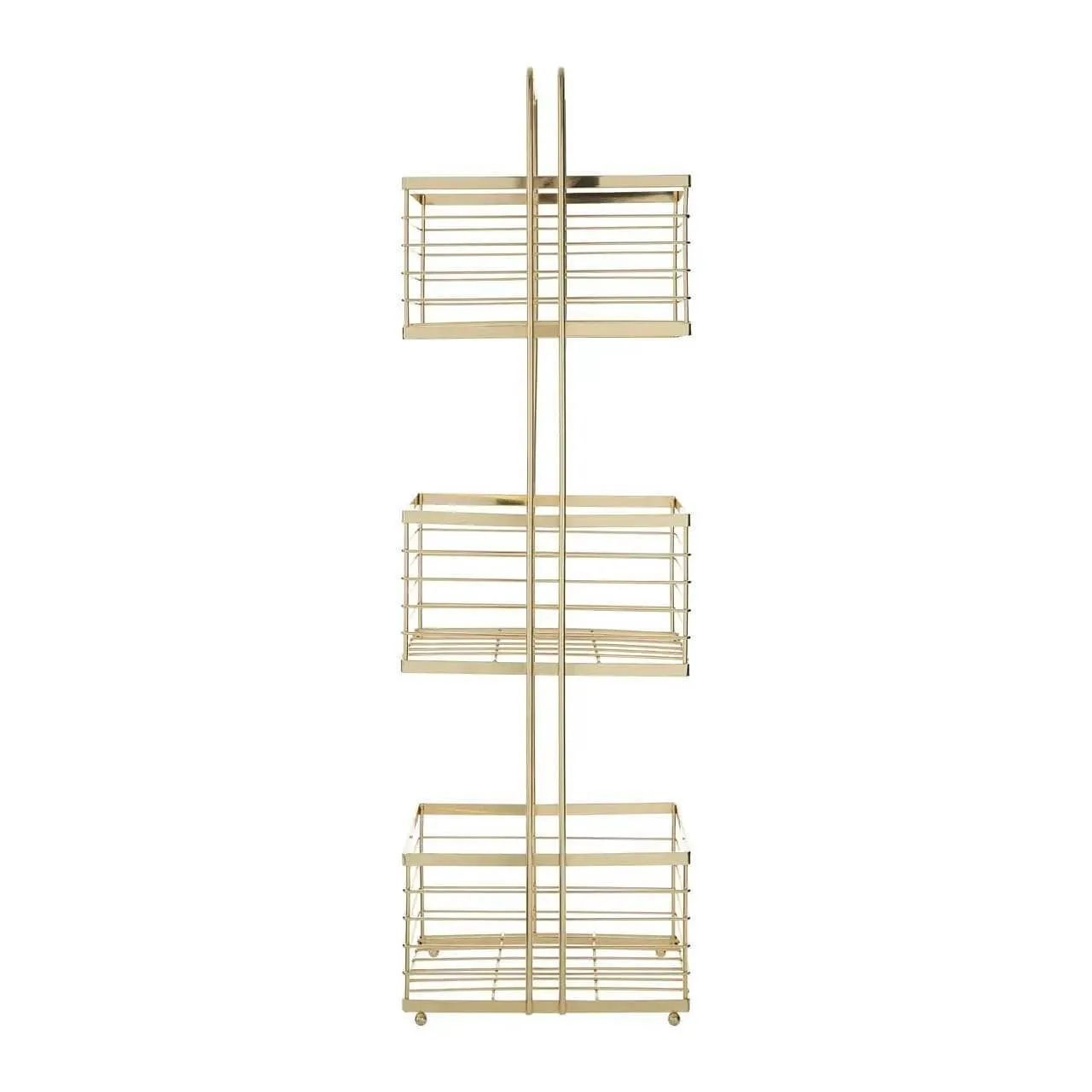 Dara Gold Rectangular Storage