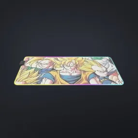 DBZ Goku Vegeta Super Saiyan Krillin Piccolo All Heroes Vibrant Design cool LED Mouse Pad