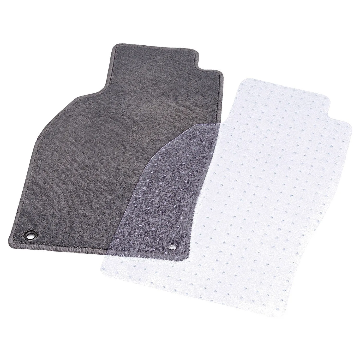 Designer Floormat Clear Nibbed