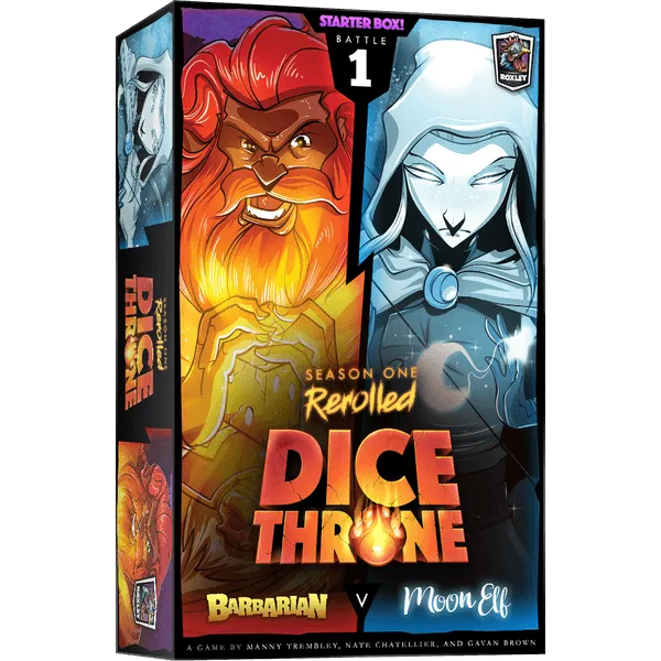 Dice Throne: Season 1 Rerolled - Box 1 - Barbarian vs. Moon Elf