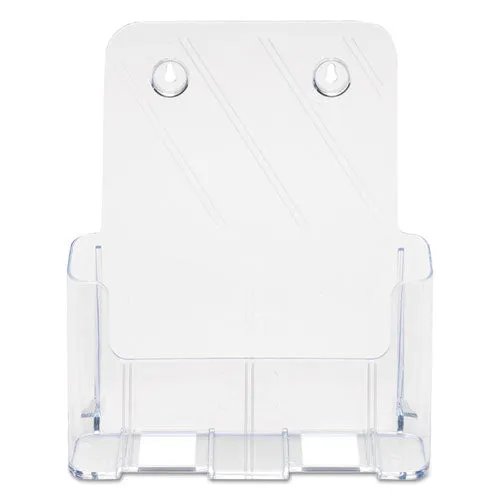 Docuholder For Countertop/wall-mount, Magazine, 9.25w X 3.75d X 10.75h, Clear