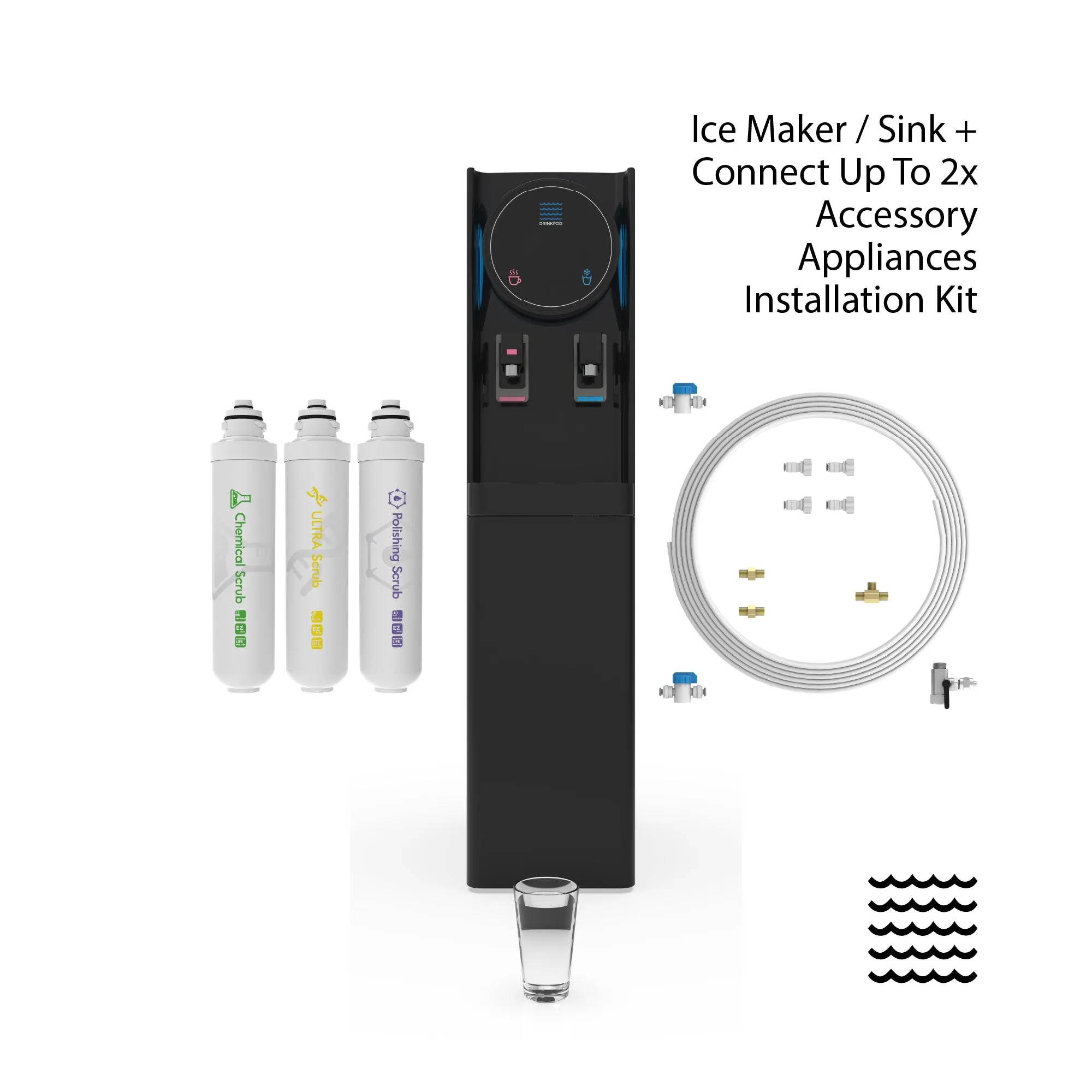 Drinkpod 6 Pro Series - Bottleless Water Cooler Purification Dispenser