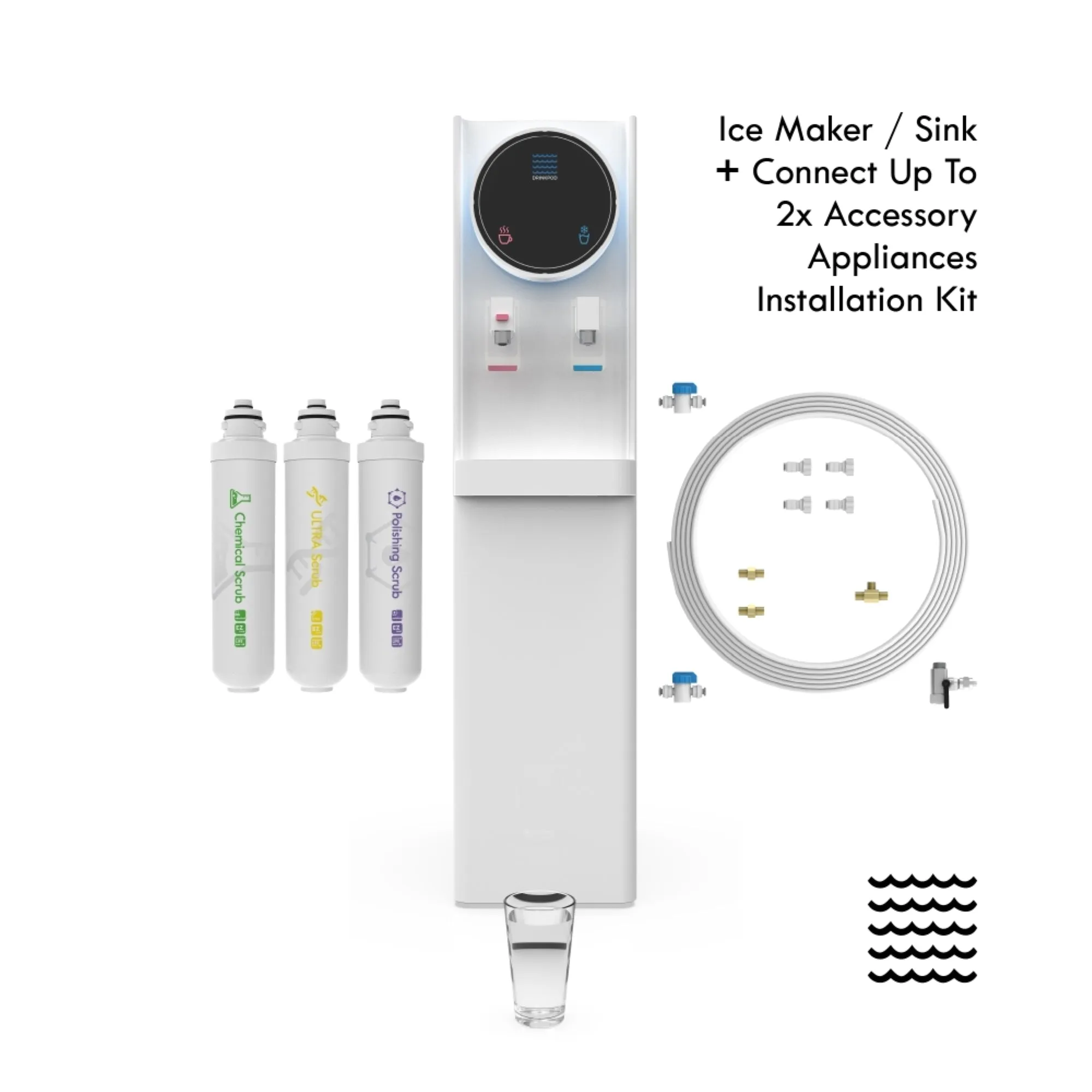 Drinkpod 6 Pro Series - Bottleless Water Cooler Purification Dispenser