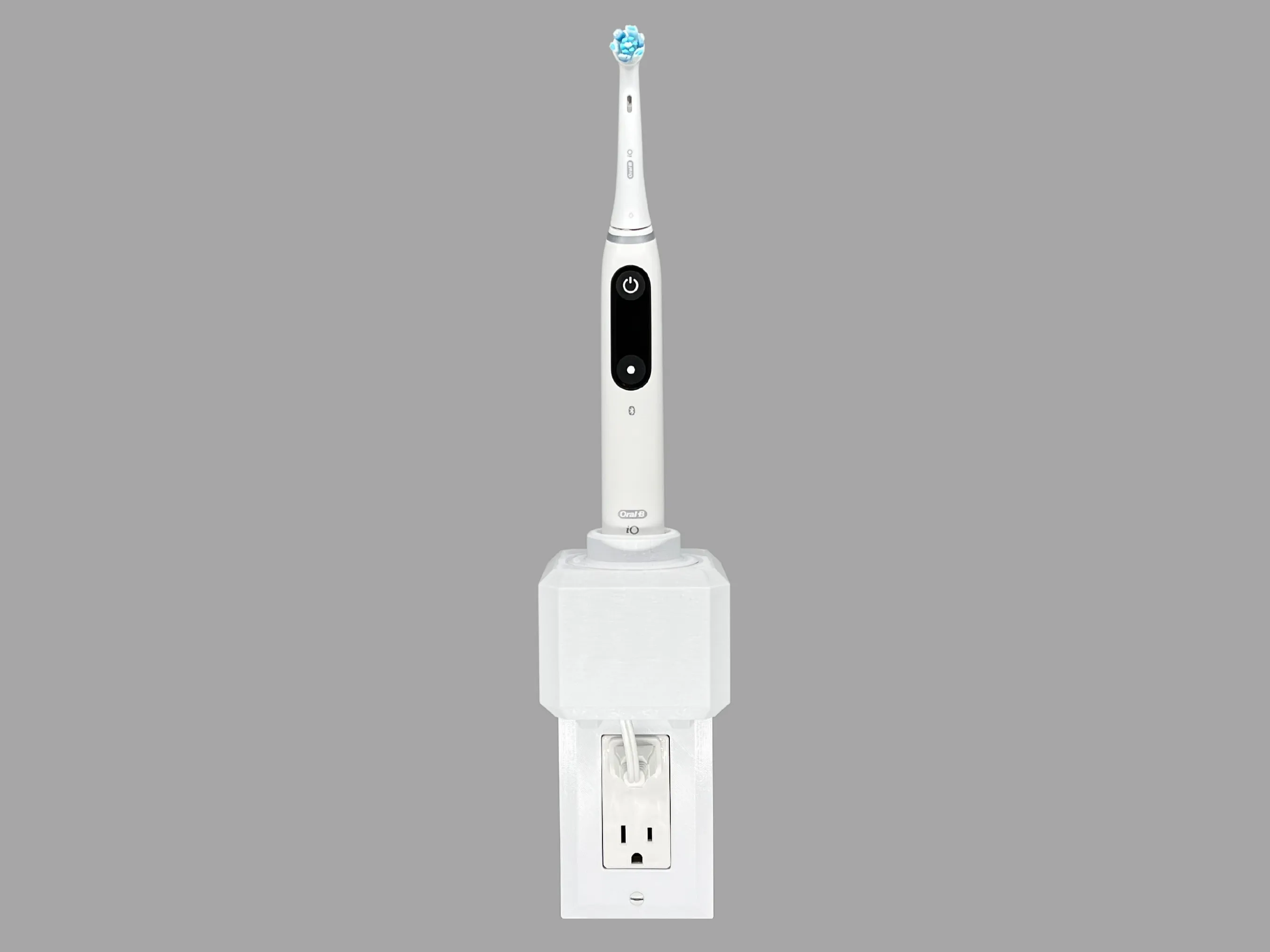 Electric Toothbrush Holder, Wall Mount, Oral-B iO, 1 to 2 Chargers