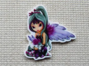 Fairy Holding a Pegasus Needle Minder, Cover Minder, Magnet
