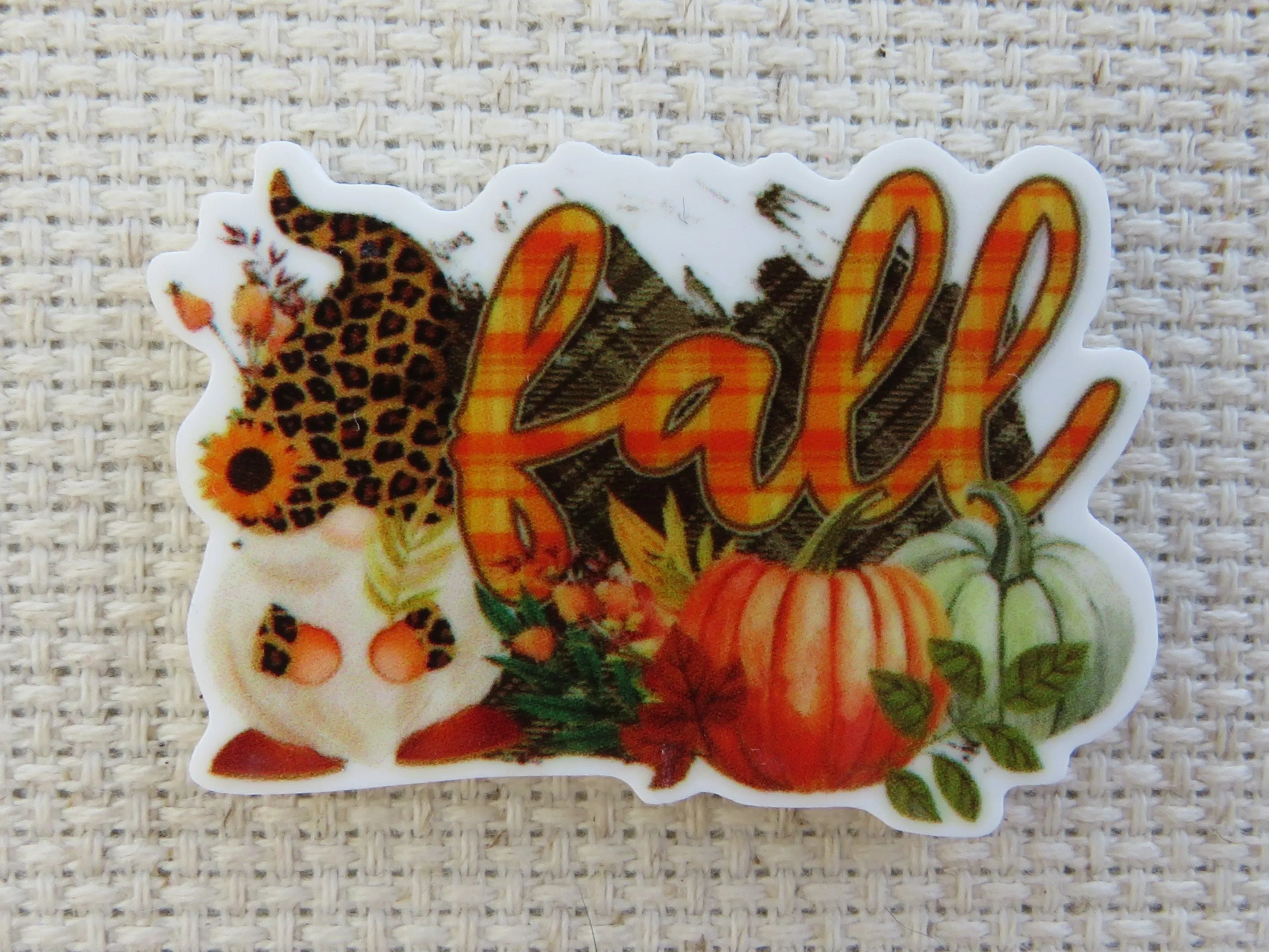 Fall Gnome Needle Minder, Cover Minder, Magnet