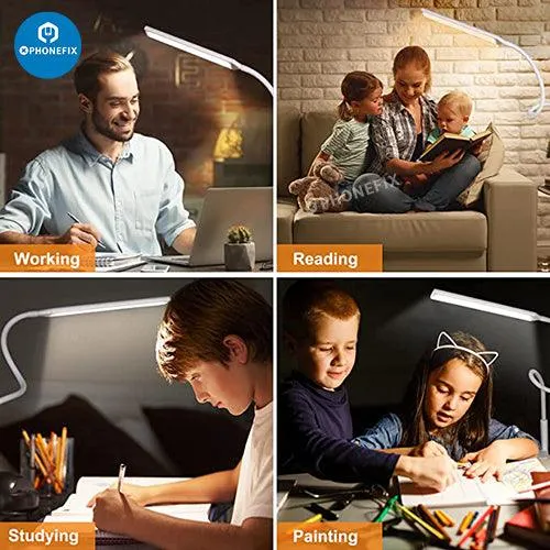 Flexible LED Desk Lamp With 3 Lightning Modes For Phone Repair