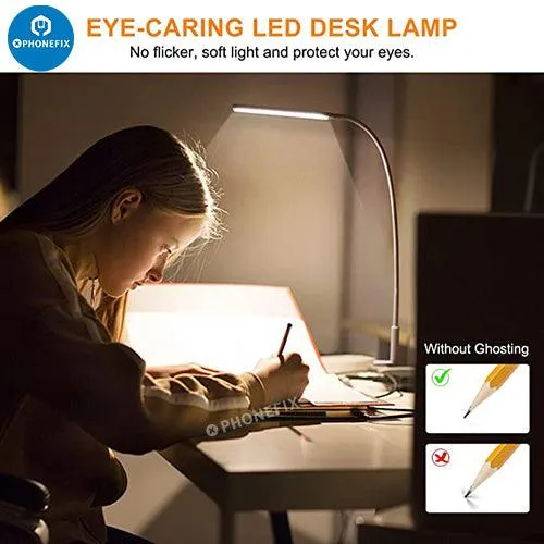Flexible LED Desk Lamp With 3 Lightning Modes For Phone Repair