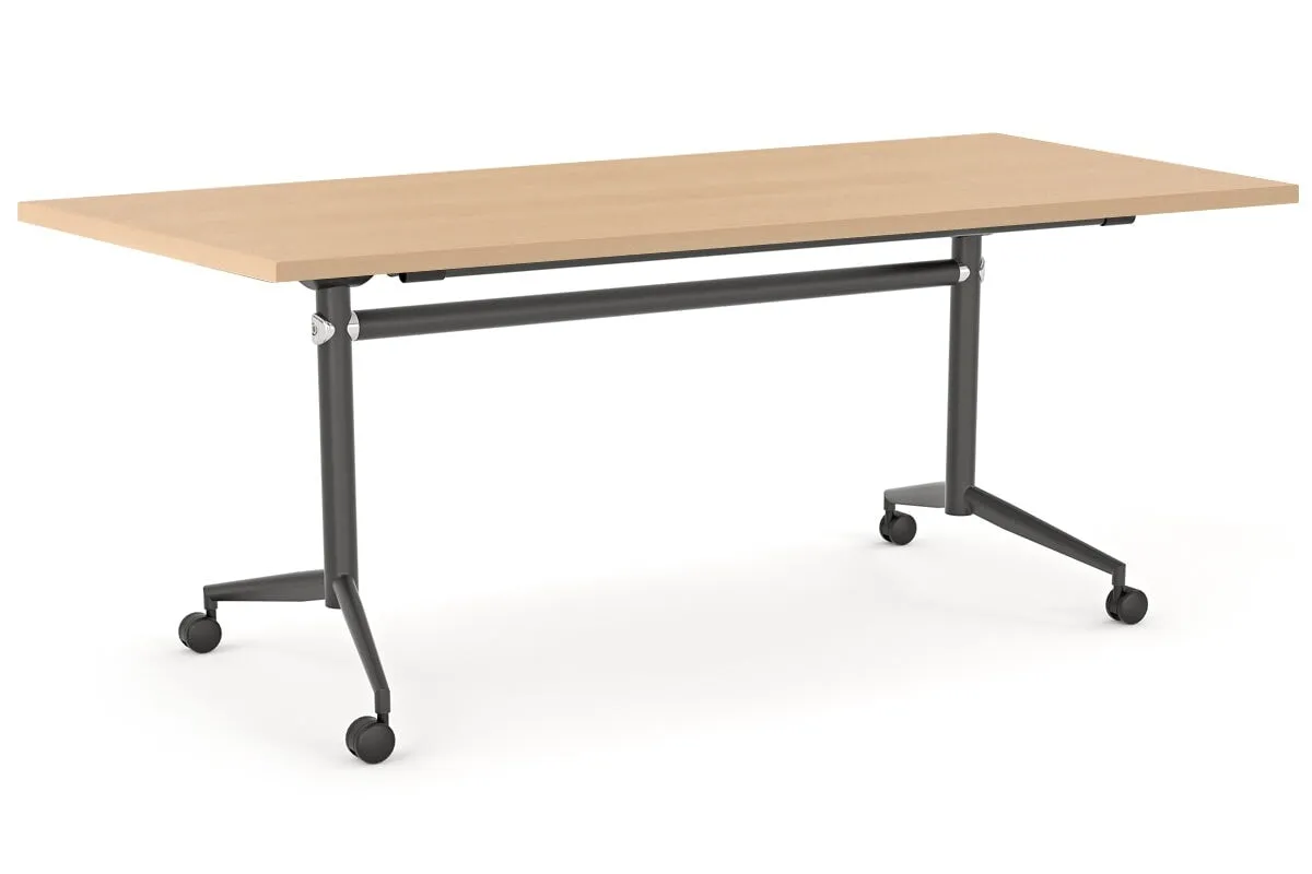 Flip Top / Folding Mobile Conference Room Table Uno [1800L x 700W]
