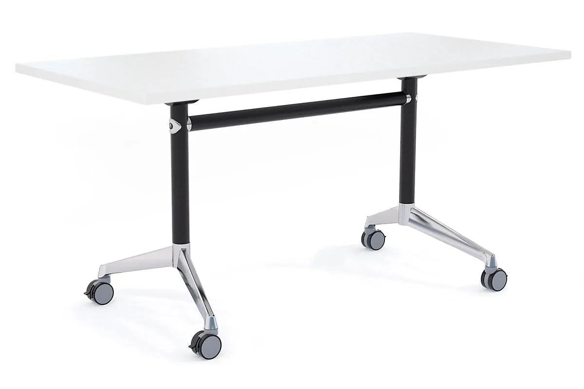 Flip Top / Folding Mobile Meeting Room Table Blackjack [1200L x 800W]