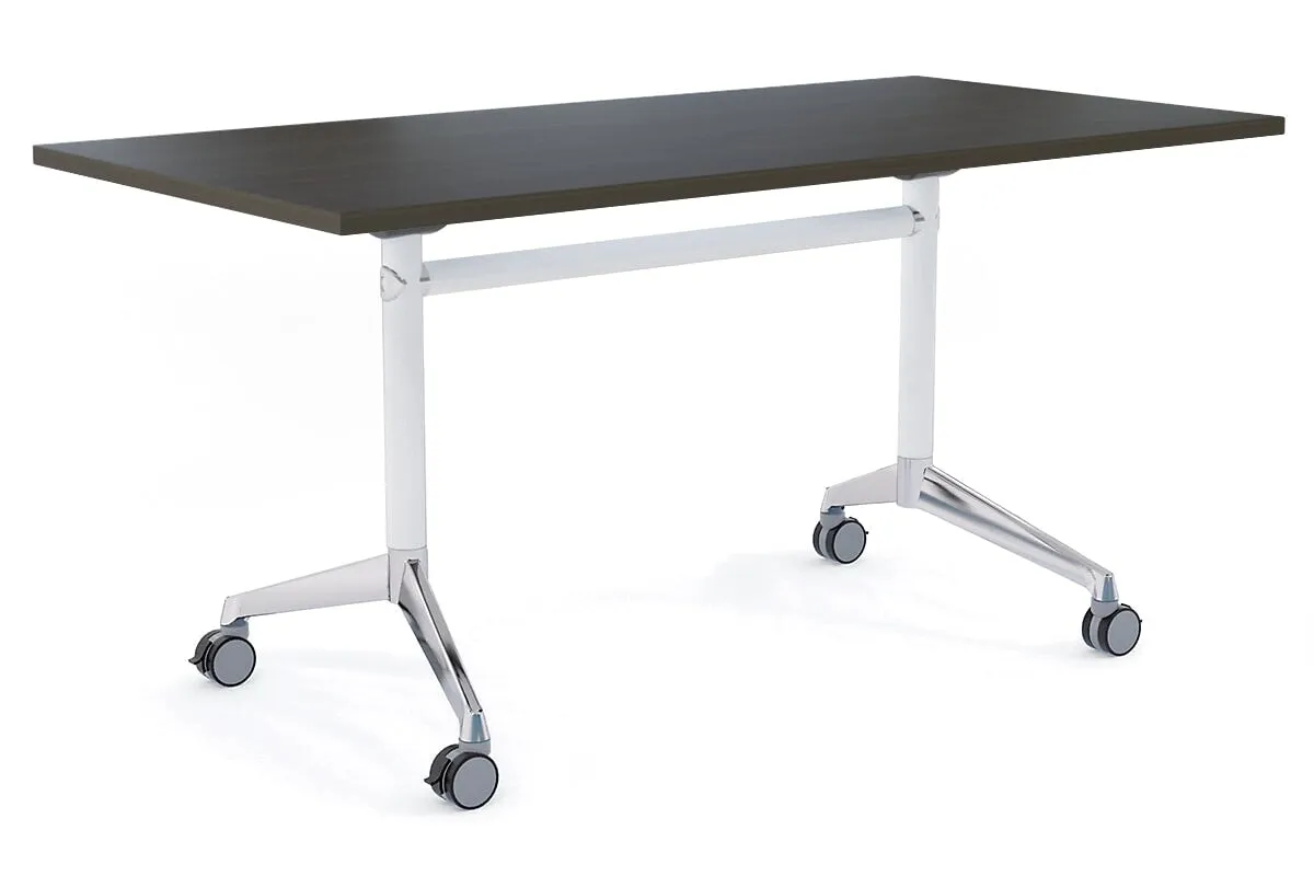 Flip Top / Folding Mobile Meeting Room Table Blackjack [1200L x 800W]