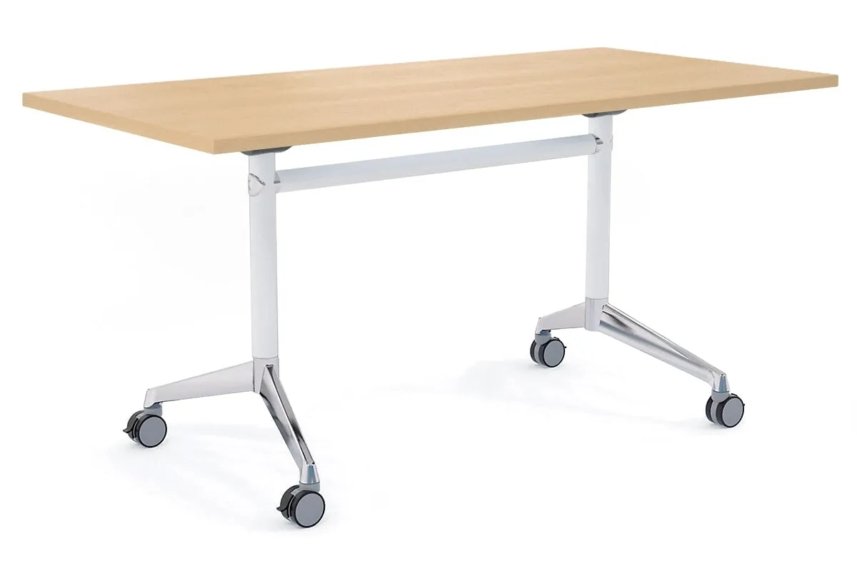 Flip Top / Folding Mobile Meeting Room Table Blackjack [1200L x 800W]