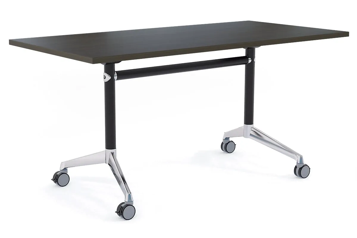 Flip Top / Folding Mobile Meeting Room Table Blackjack [1200L x 800W]