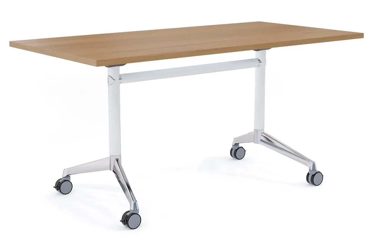 Flip Top / Folding Mobile Meeting Room Table Blackjack [1200L x 800W]