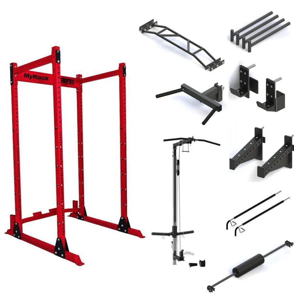 Force USA MyRack Garage Gym Power Rack with Lat/Low Pulley