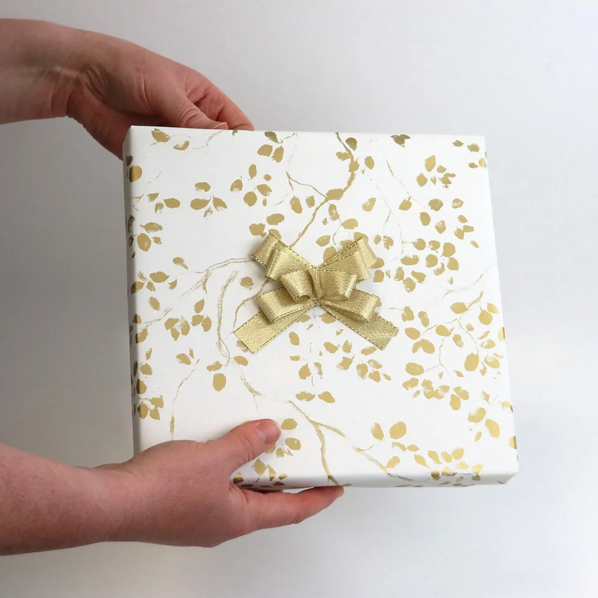 Forest Art Gold on White Counter Roll