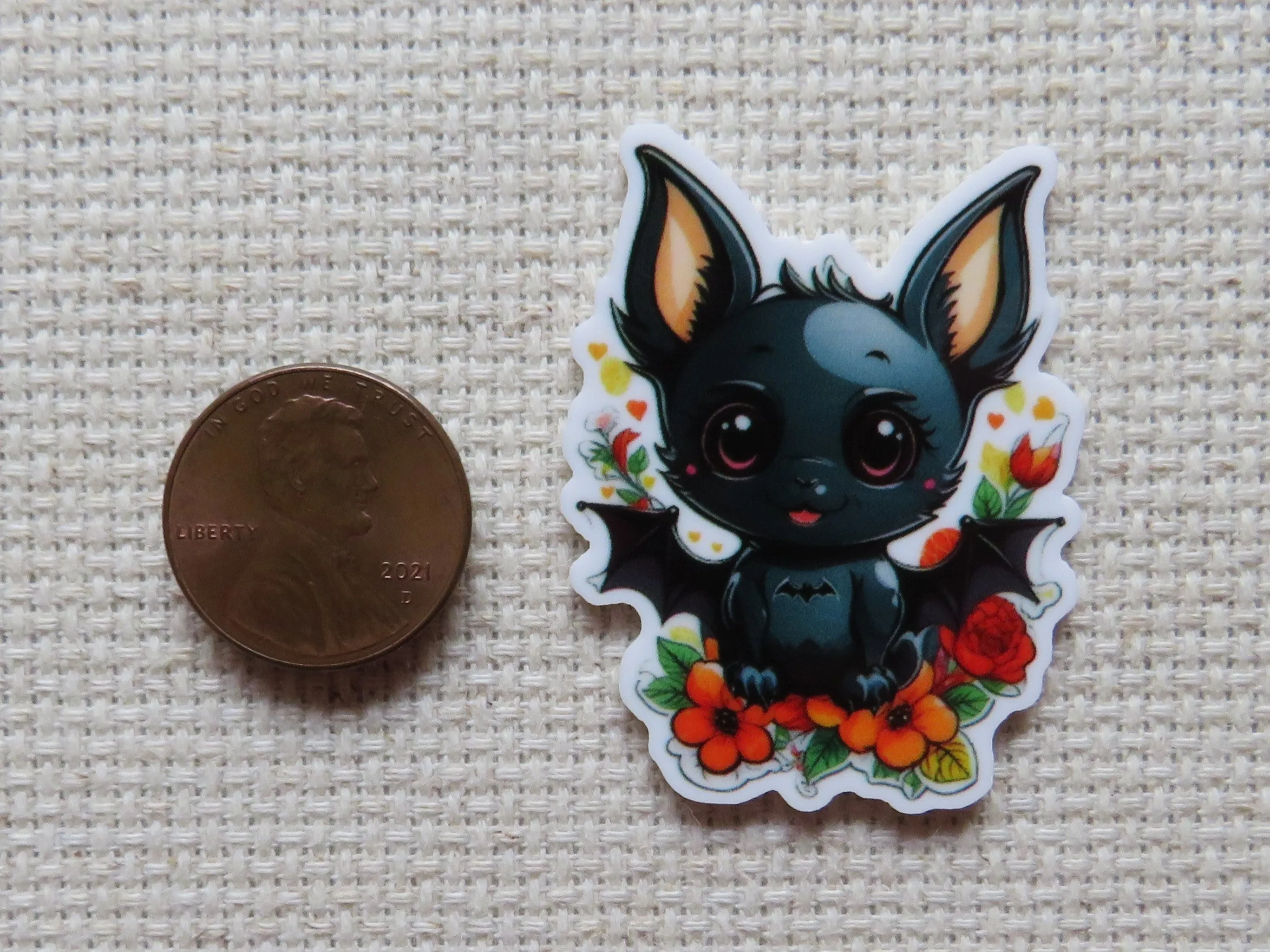 Fun Bat Needle Minder, Cover Minder, Magnet