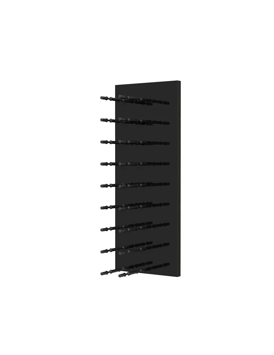 Fusion Wine Wall (Label Forward) - Black Acrylic (3 Foot)