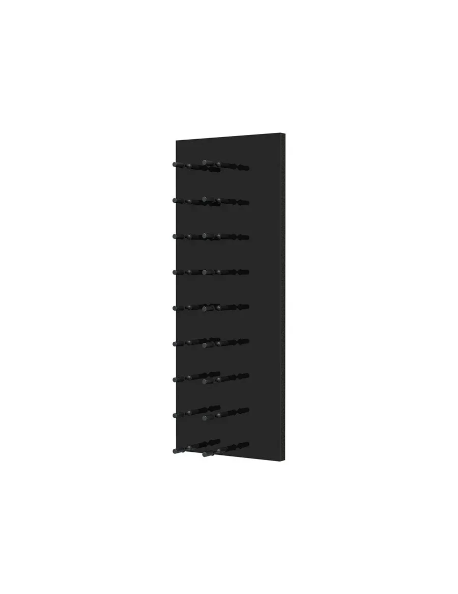 Fusion Wine Wall (Label Forward) - Black Acrylic (3 Foot)