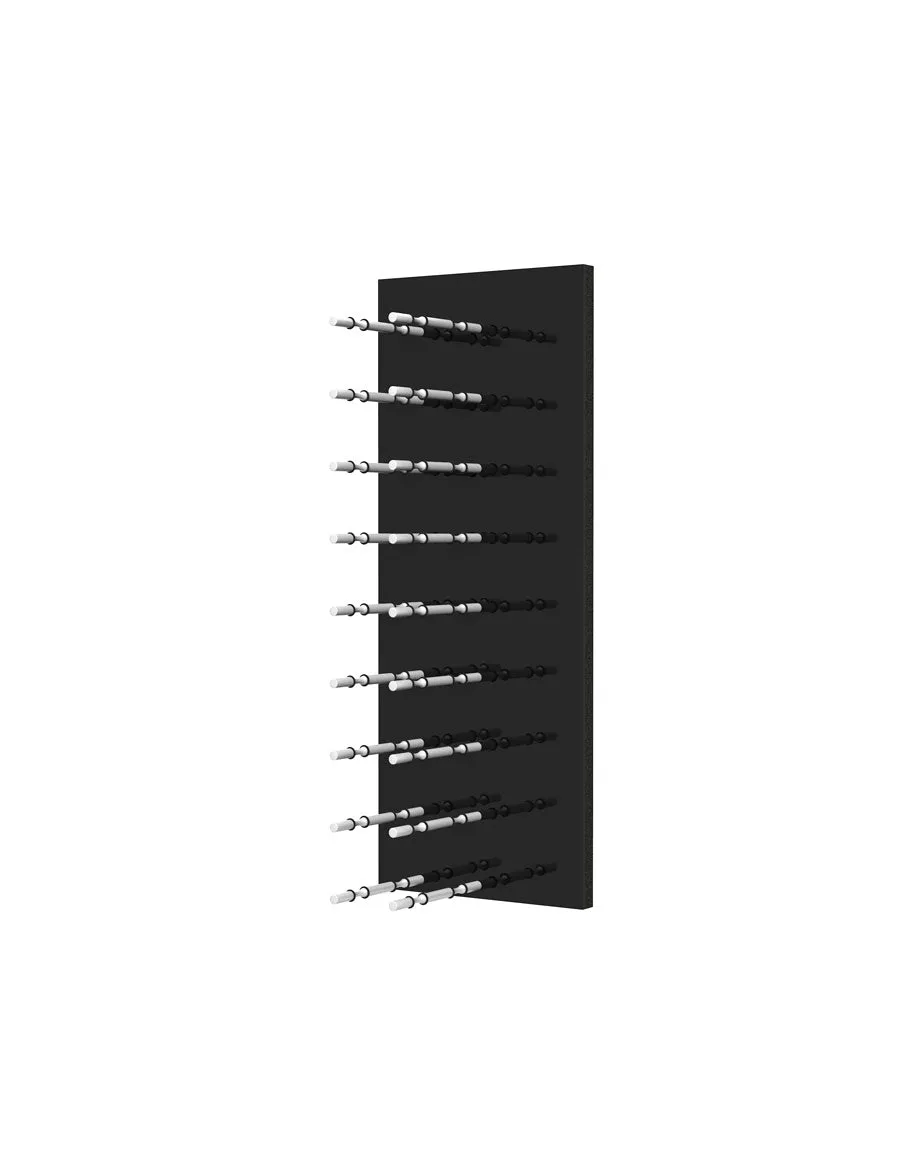 Fusion Wine Wall (Label Forward) - Black Acrylic (3 Foot)