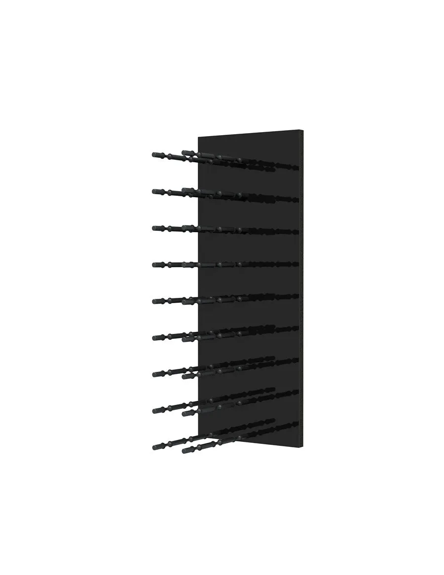 Fusion Wine Wall (Label Forward) - Black Acrylic (3 Foot)