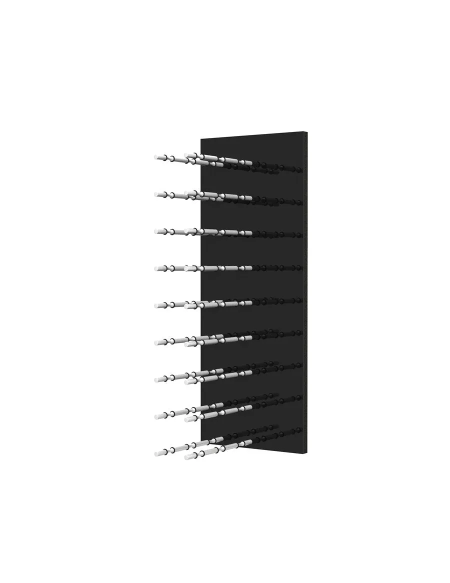 Fusion Wine Wall (Label Forward) - Black Acrylic (3 Foot)