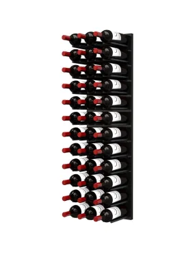 Fusion Wine Wall ST - 4FT Triple Column Cork-Out Wine Rack (36 Bottles)