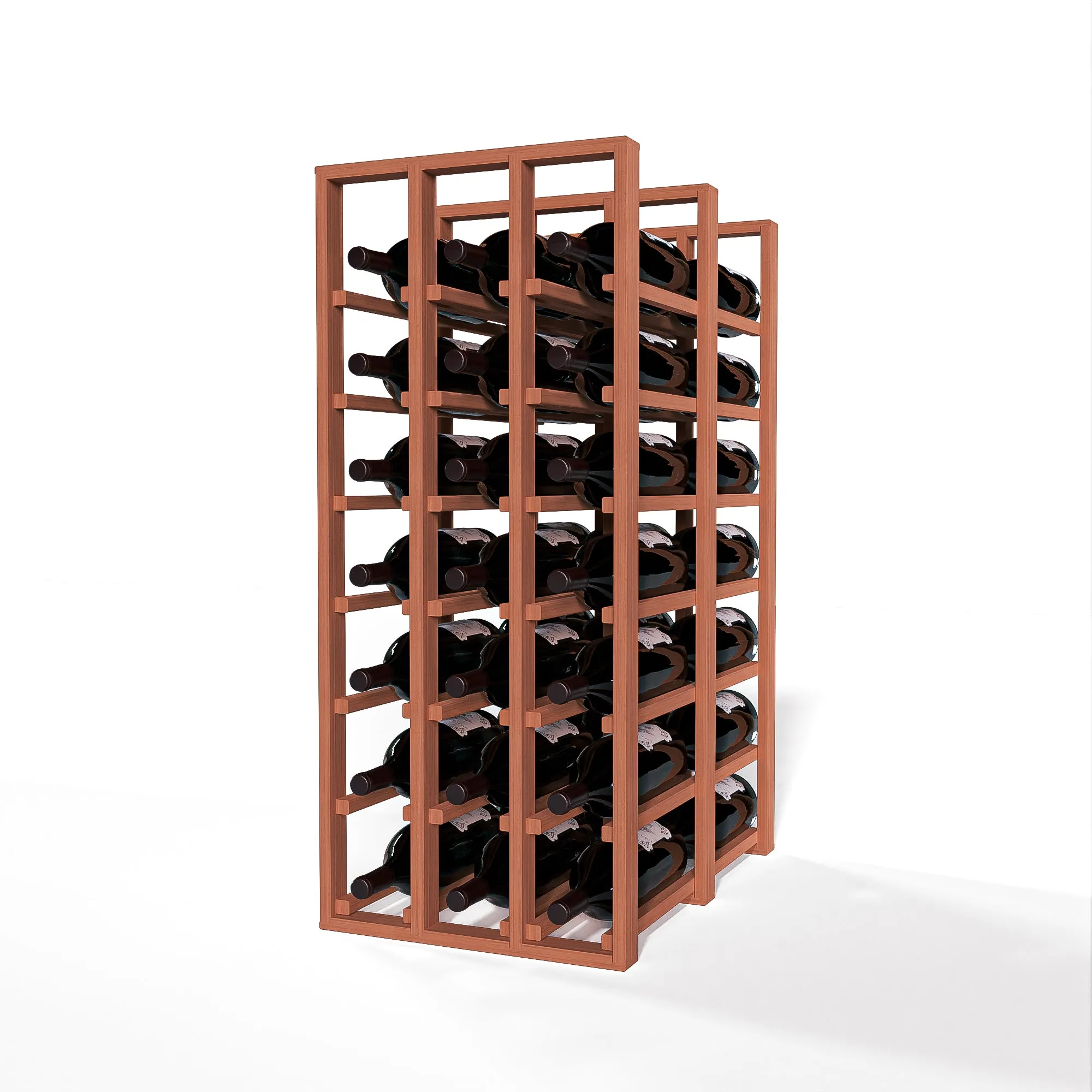 GrandCellar™ - 3 Column Full-Depth Double Deep Magnum Wine Rack - 36"