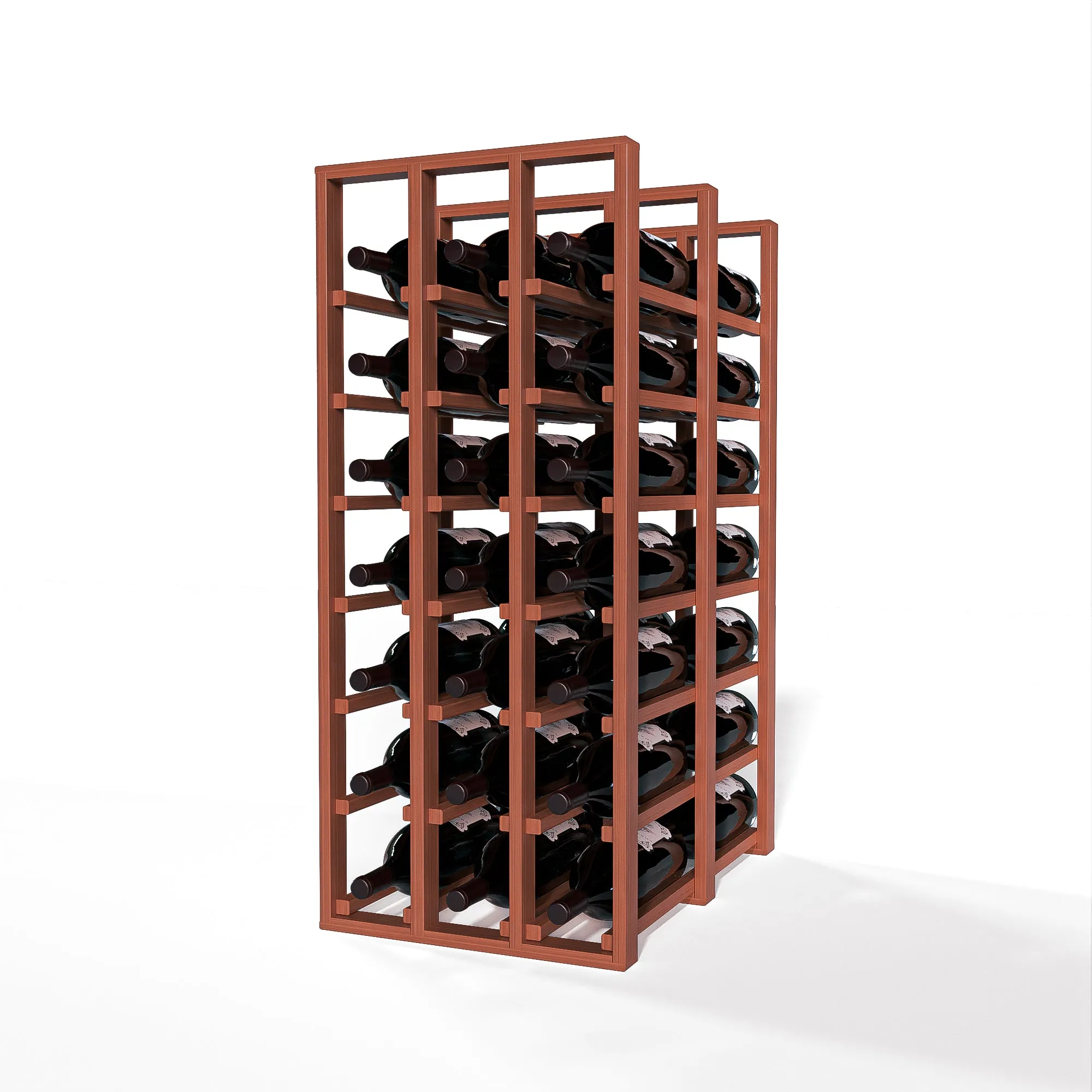 GrandCellar™ - 3 Column Full-Depth Double Deep Magnum Wine Rack - 36"