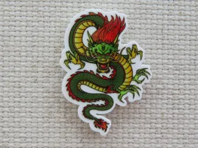 Green Dragon Needle Minder, Cover Minder, Magnet