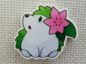 Green Hedgehog Needle Minder, Cover Minder, Magnet