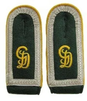 Grossdeutschland Bottle Green Unterfeldwebel Shoulder Boards - All Services