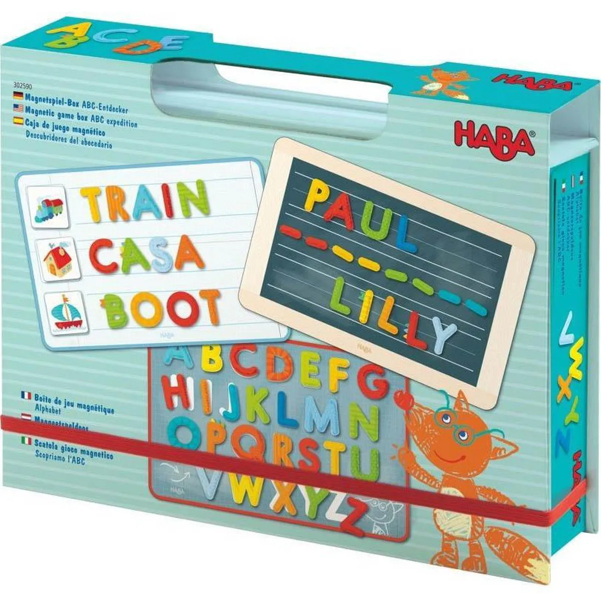 Haba magnetic game box - ABC expedition