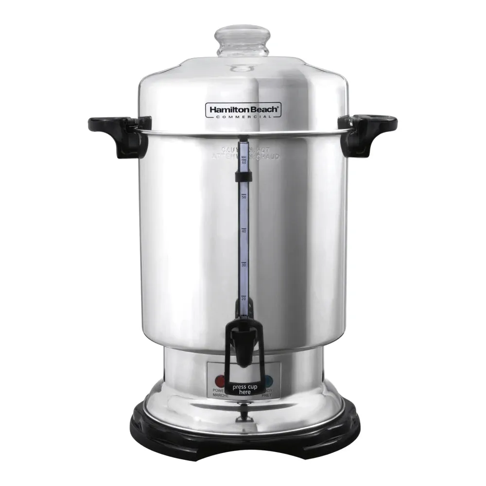 Hamilton Beach D50065 60-Cup Stainless Steel Coffee Urn, 1000W