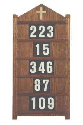 Hanging Hymn Board - AI237B