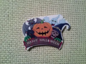 Happy Halloween Needle Minder, Cover Minder, Magnet