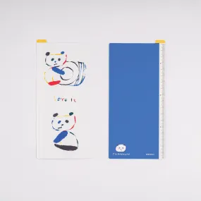 [Hobonichi Pencil Board] Jin Kitamura Love it Panda (Weeks)