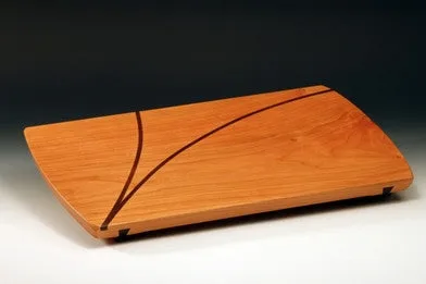 Inlaid cherry wood boards