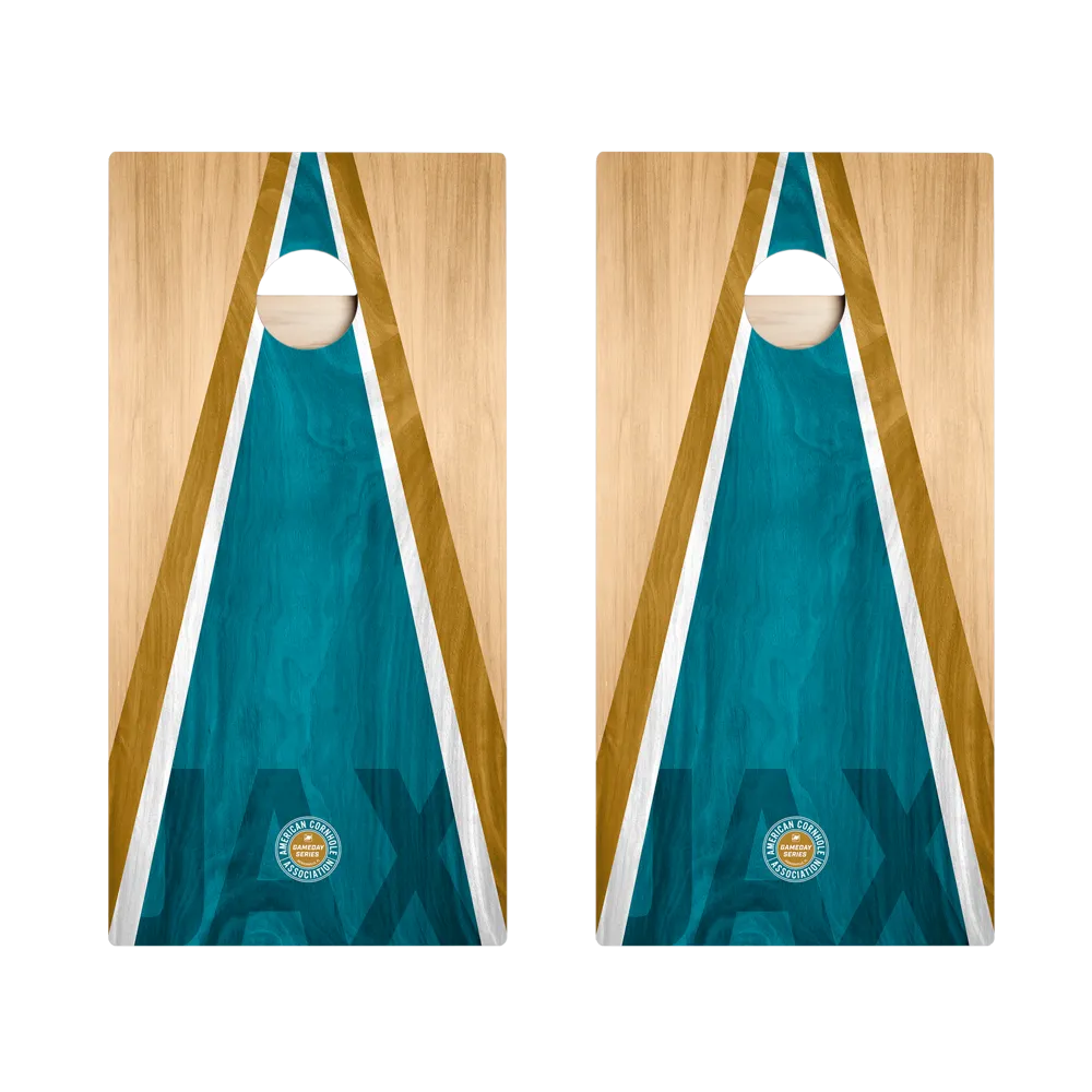 Jacksonville Football Gameday Classic Triangle Star Cornhole Boards
