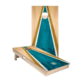 Jacksonville Football Gameday Classic Triangle Star Cornhole Boards