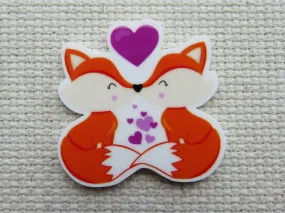 Kissing Foxes Needle Minder, Cover Minder, Magnet LAST ONE!