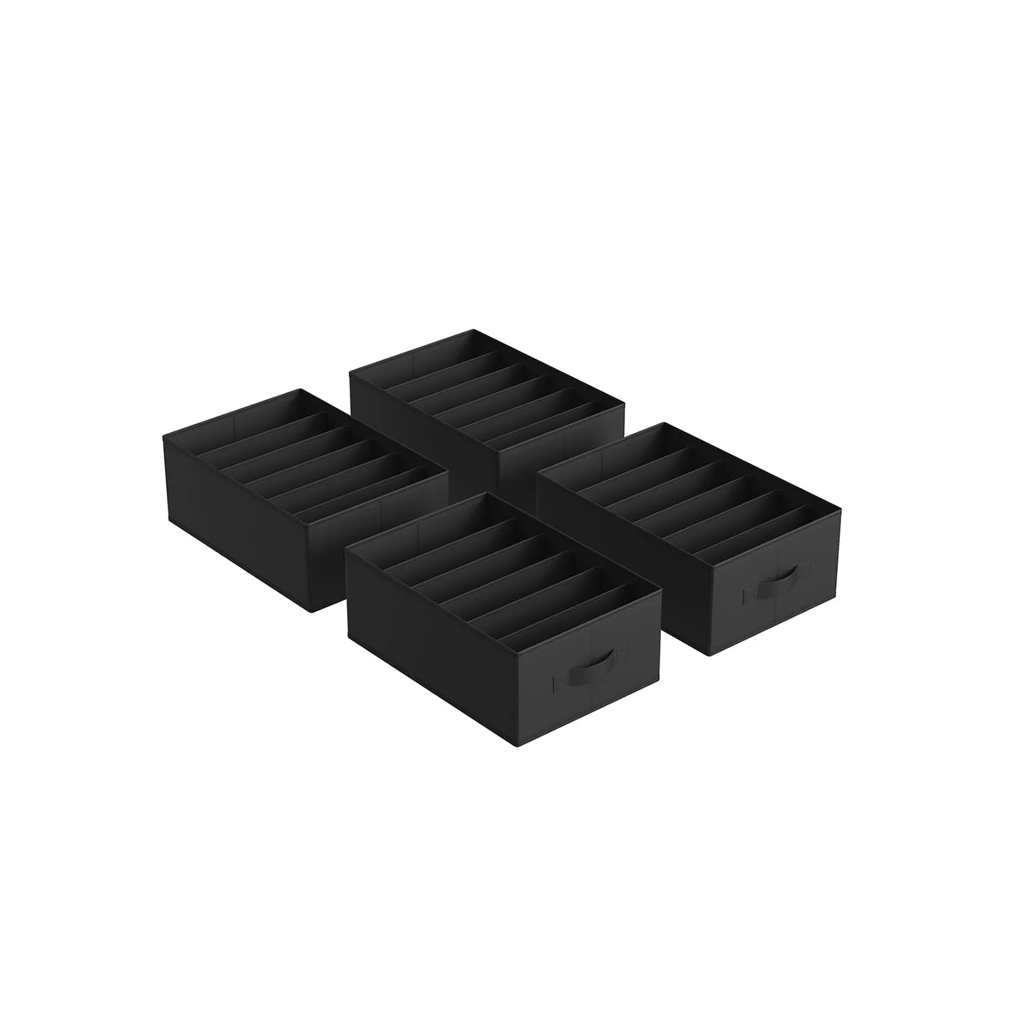 Large 6-Compartment Foldable Clothes Organizers
