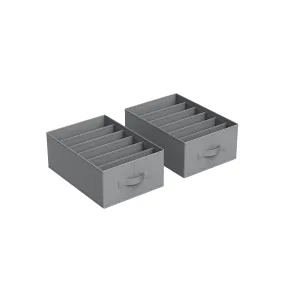 Large 6-Compartment Foldable Clothes Organizers