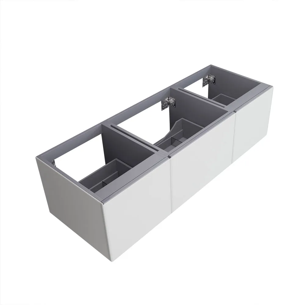 Laviva 313VTR-60C Vitri 60" Single Sink Wall Hung Bathroom Vanity Cabinet