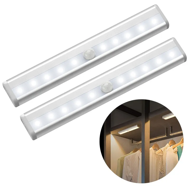 LED Motion Sensor Light Cupboard Wardrobe Bed Lamp LED
