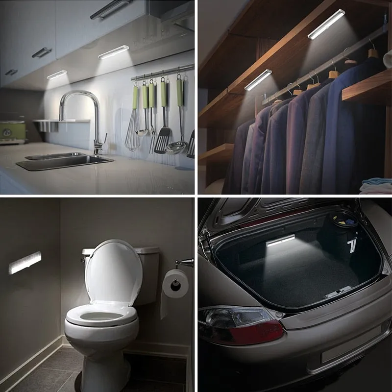 LED Motion Sensor Light Cupboard Wardrobe Bed Lamp LED