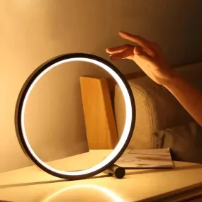 LED Touch Table Lamp - Modern Minimalist Round Table Lamp