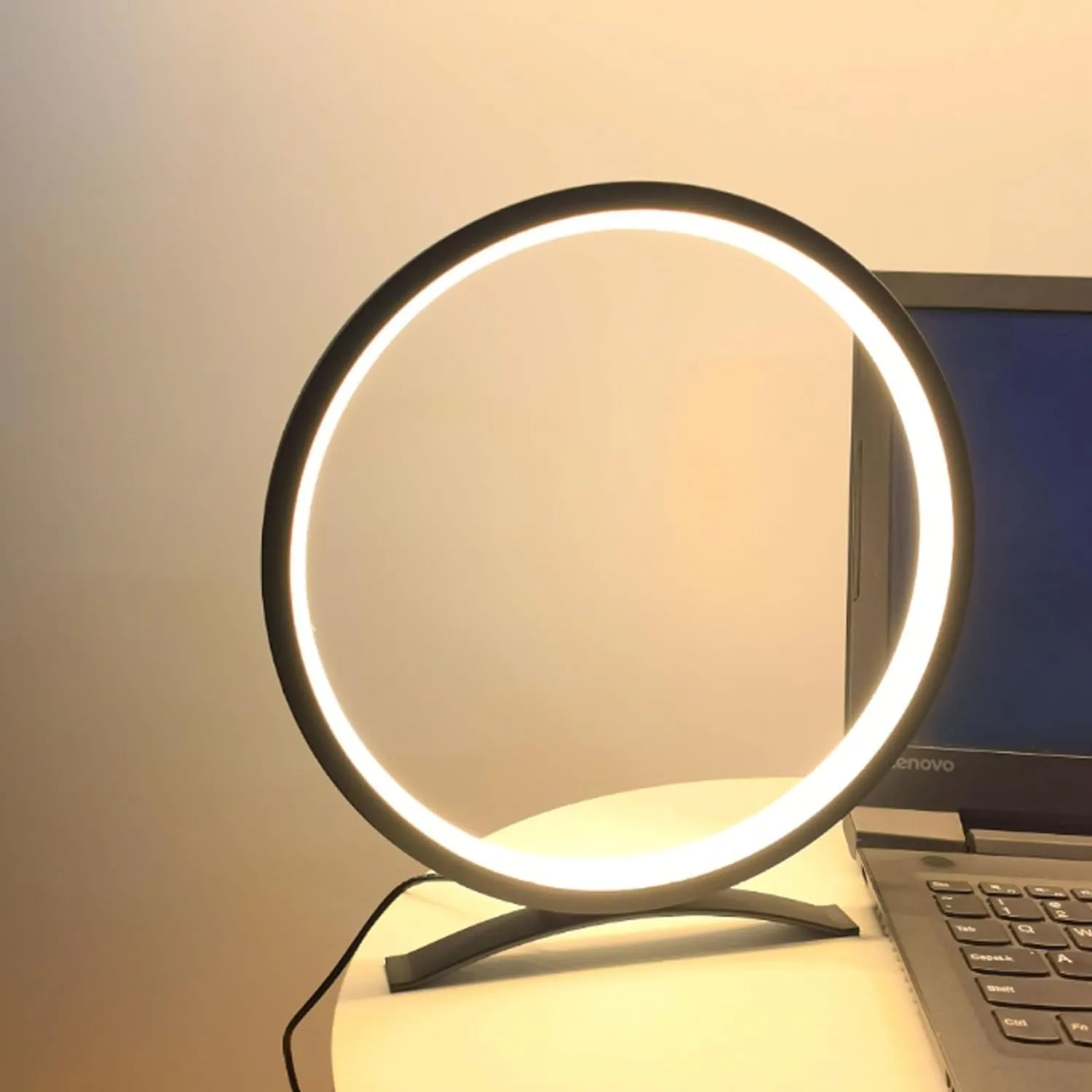 LED Touch Table Lamp - Modern Minimalist Round Table Lamp